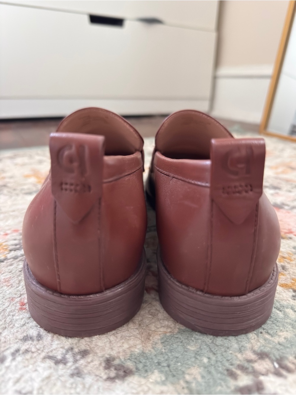 Cole Haan Woman’s Stassi Penny Loafer DK Mahogany Pull Tab Sz 9 MSRP $165 NWOT - Picture 8 of 13